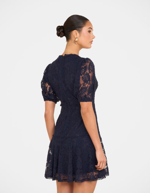 Ellaria Puff Sleeve Mini Dress